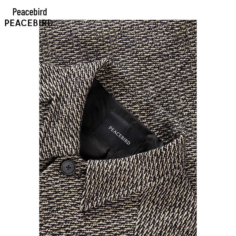 PEACEBIRD Men's Alpaca Wool Blend Coat
