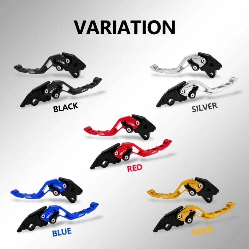 CNC Motorcycle Brake Clutch 5 Colors Aluminum Alloy Short Brake Clutch Levers Adjustable Handle Set Motorcycle Accessories