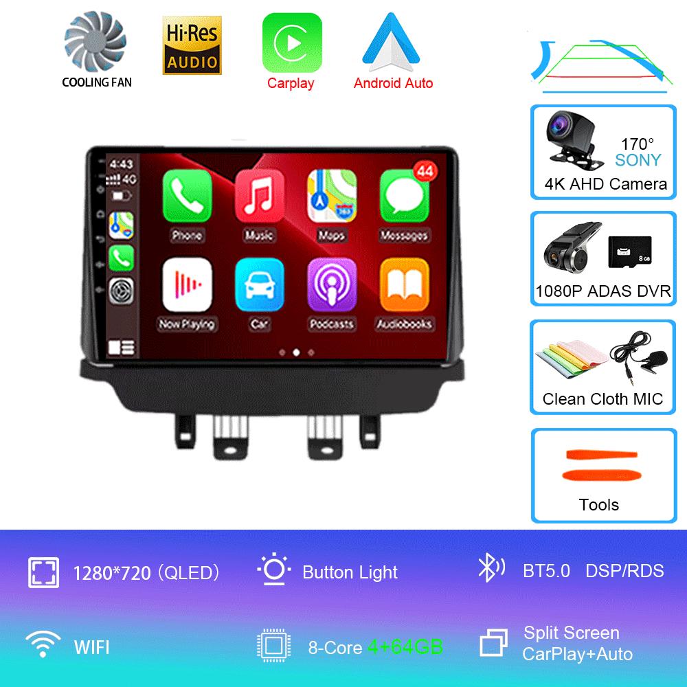 Android 14 Car Radio For Mazda CX-3 CX3 2 DK 2014 - 2021 Navigation GPS Multimedia Player WIFI Stereo Video BT Wireless Carplay