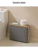 Foldable Waterproof Bathroom Tissue Storage Basket with Lid