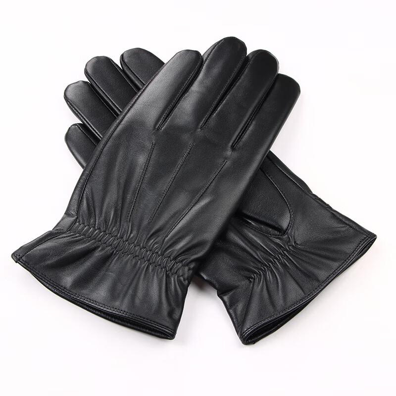 Hengyuanxiang Men's Leather Gloves