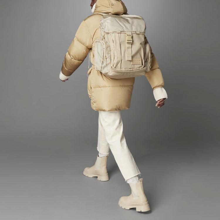 adidas Originals Trefoil Collection Outfit Down Jacket Winter Women's Light Khaki (Unisex) Down Jackets GU1781