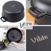 Cast Iron Pot, Roasting Pan, Frying Pan, 2 In 1, 26 Cm