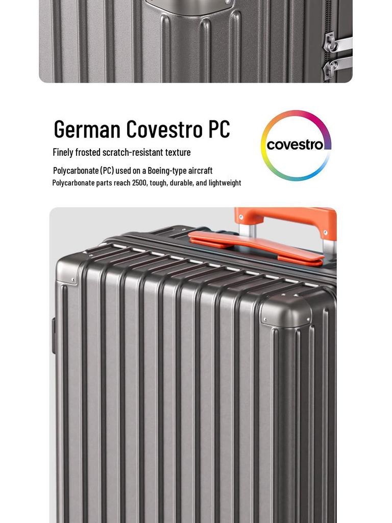 28-Inch Sturdy, Large Capacity, Multifunctional Travel Suitcase with Explosion-Proof Double Layer