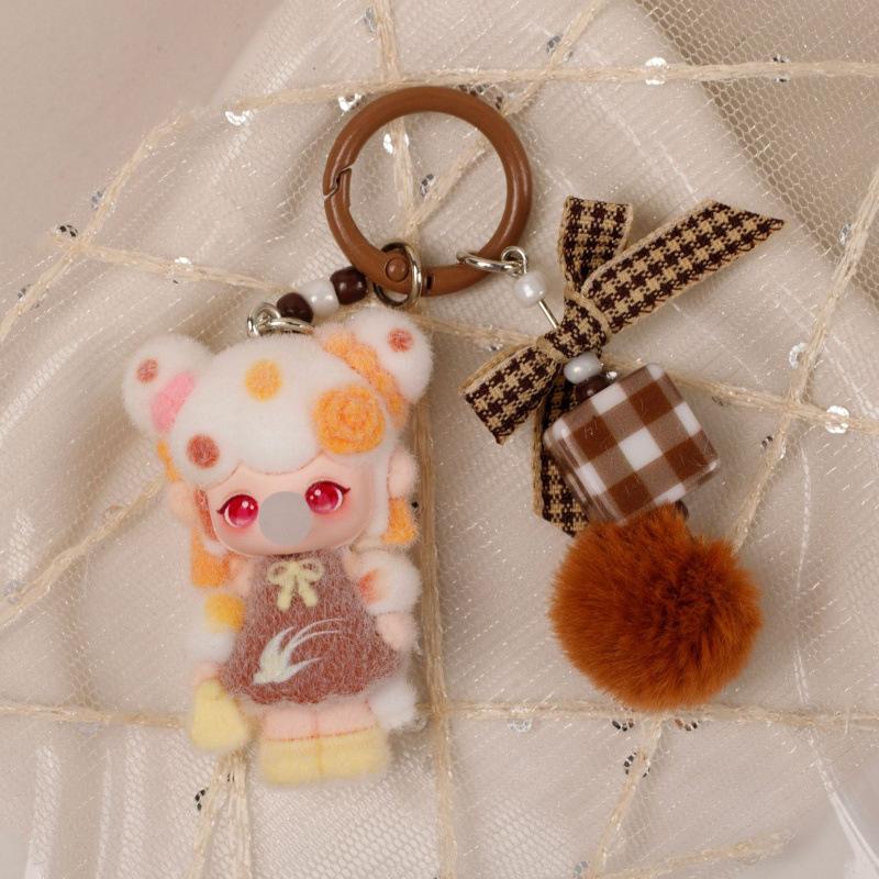 Söt Docka Söt Docka Tecknad Nyckelring Docka Student Skolväska Hängande Trend Nyckelring