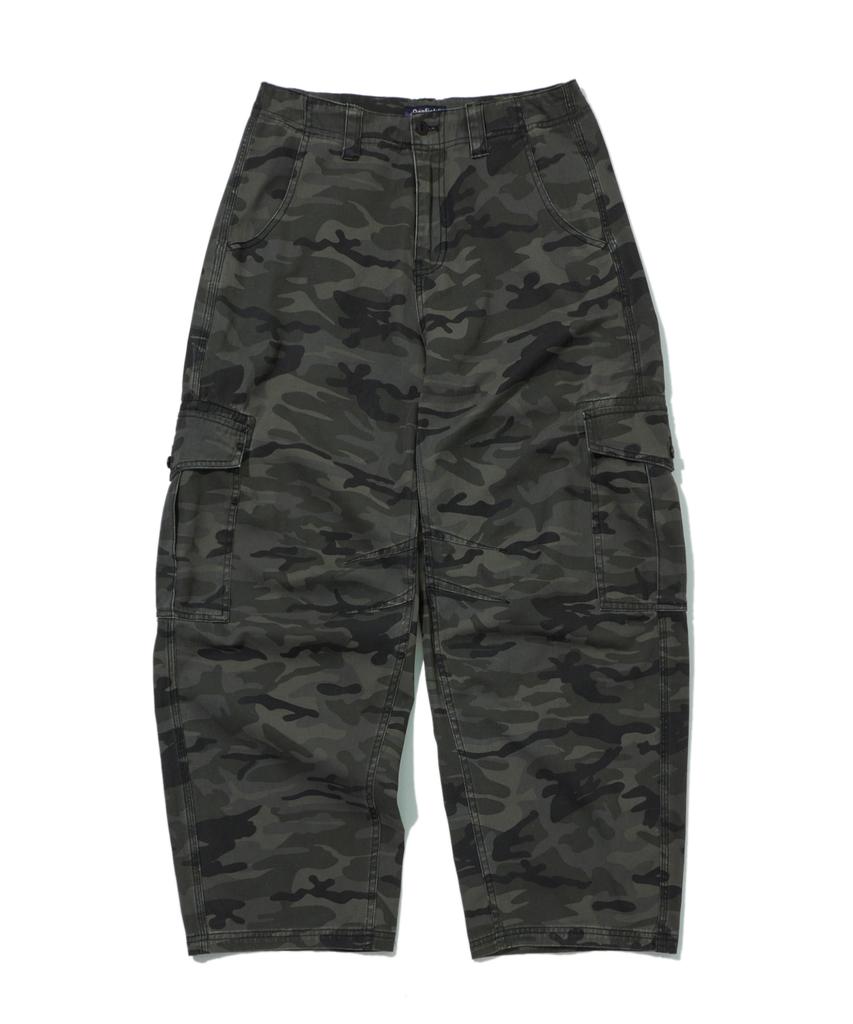 PENFIELD Camo Cargo Barrel Trousers Charcoal_Fs2Wp07U