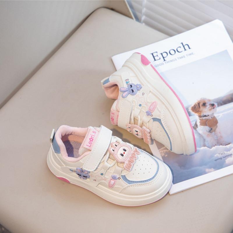 Girls' Velcro Cartoon Casual Shoes Student Sports Shoes Boys' Non-slip Shoes