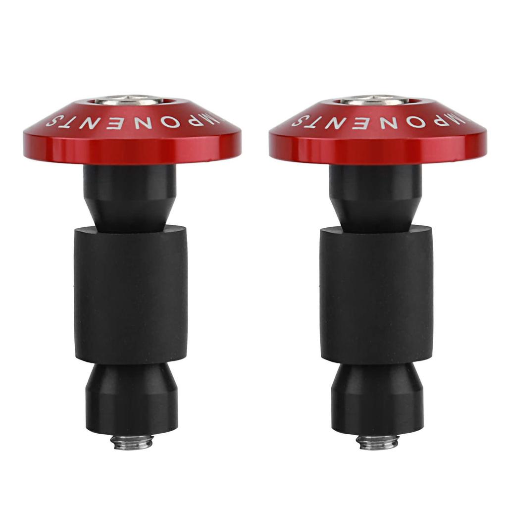 KIMISS Universal 1 Pair Motorcycle Grip Bar End with Handle Plug Cap for Most