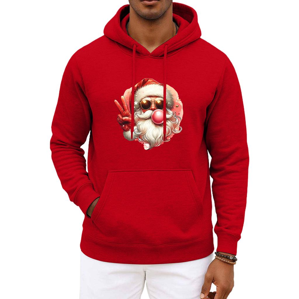 Men's And Women's Christmas Hooded Hood Long Sleeves Hoodie