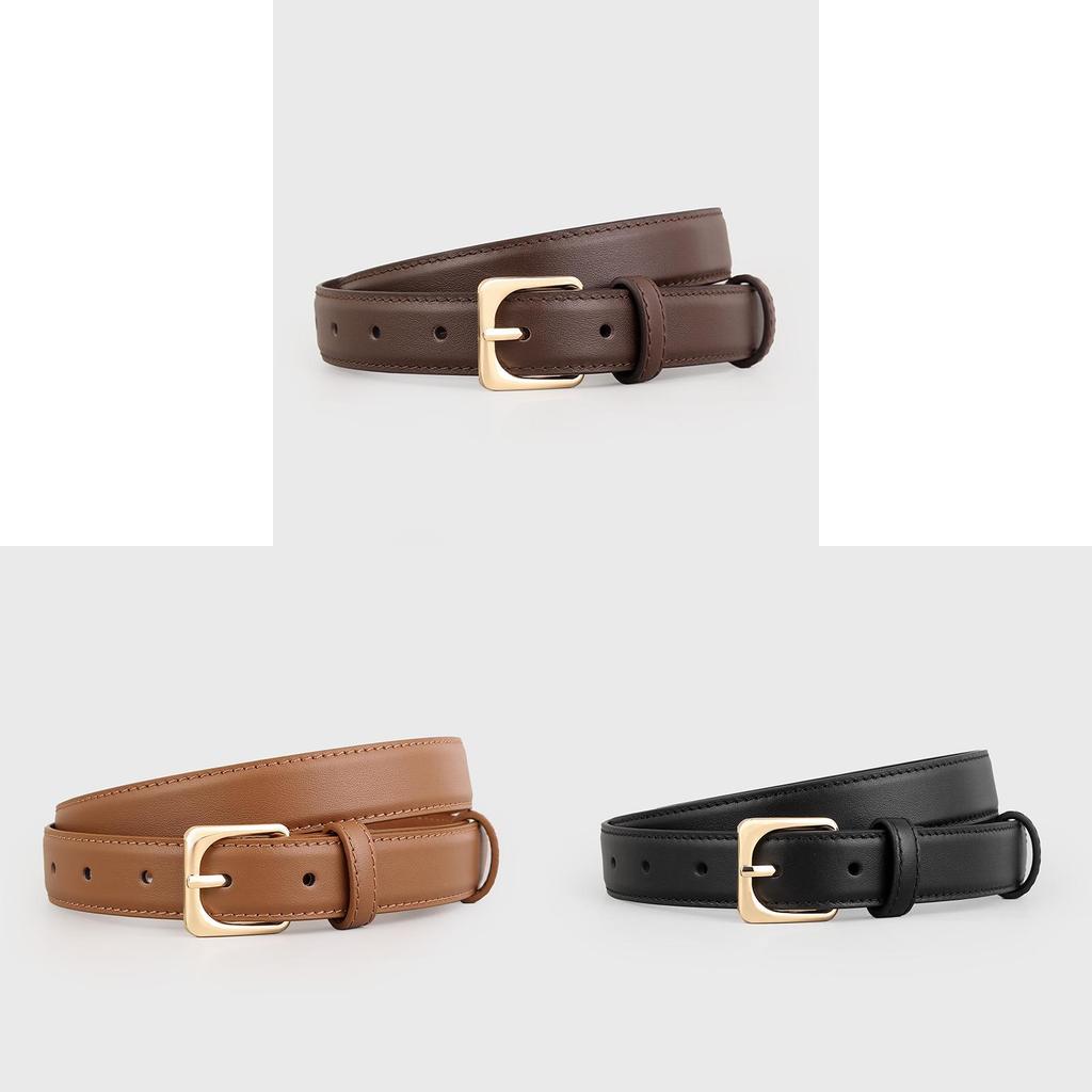 Elegant Genuine Leather Womens Belt For Jeans And Casual Wear With Alloy Buckle