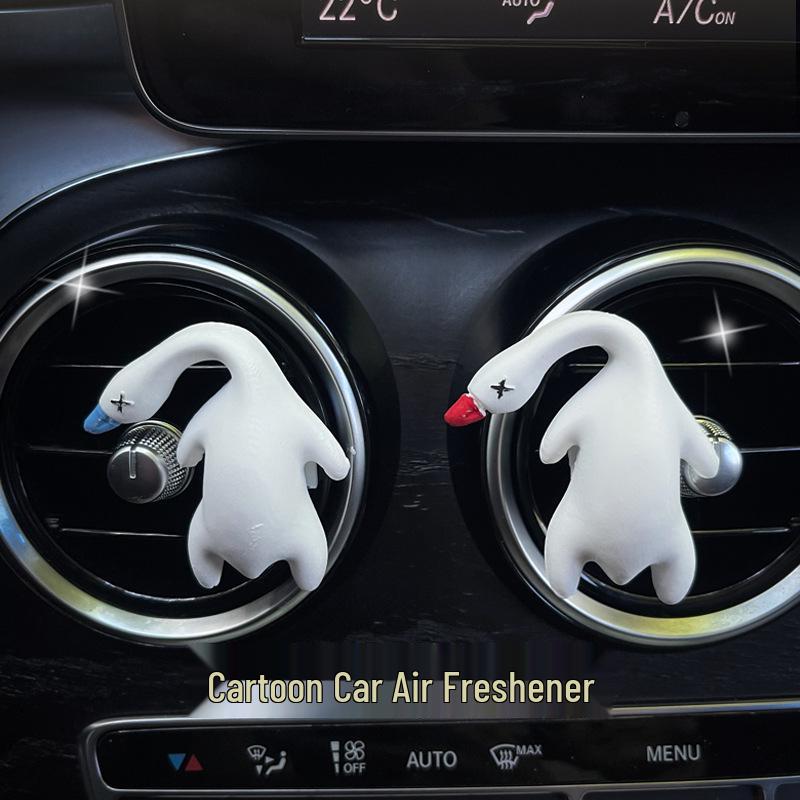 New Aromatherapy Little Duck Car Vent Ornament with Scent Chips