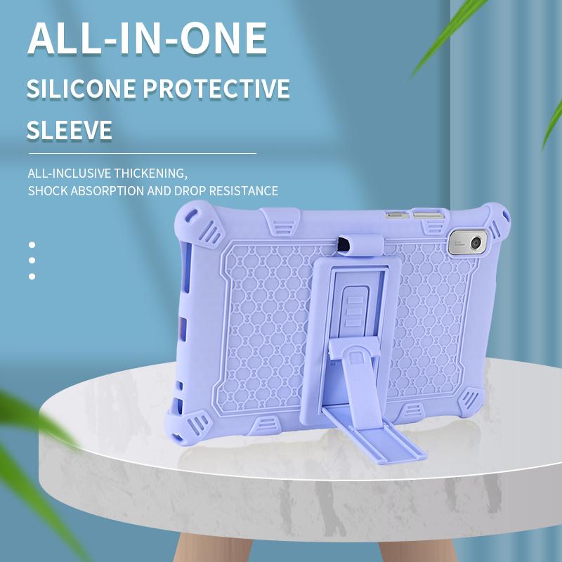 For Tab M9 TB-310FU Soft Bubble Case Kids Shockproof Kickstand Tablet Cover Funda Capa Coque With Shoulder Straps