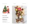 Rattan Christmas Wreath Hanging Ornament for Door & Wall Decoration