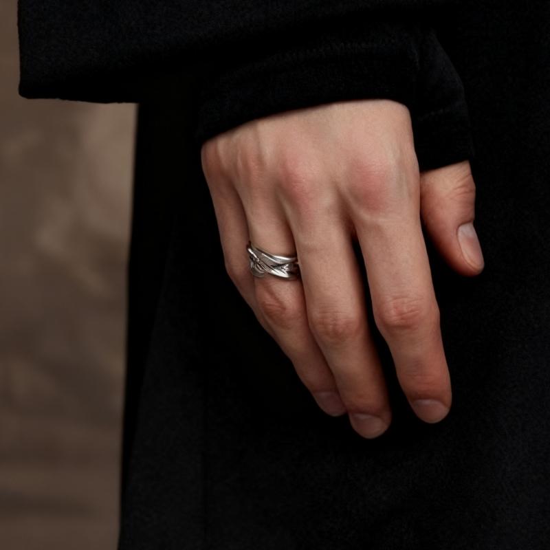 Stylish Liquid Dragon Claw Shaped Jewelry Stylish Hypoallergenically Metal Ring Accessory For Trendy Outfits Event