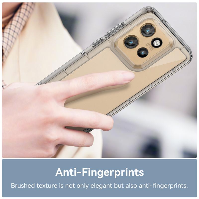 For Motorola Edge 50 Neo Case Motorola Edge 50 Neo Cover Couqe Clear PC Shockproof Silicon Phone Back Cover Motorola Edge 50 Neo