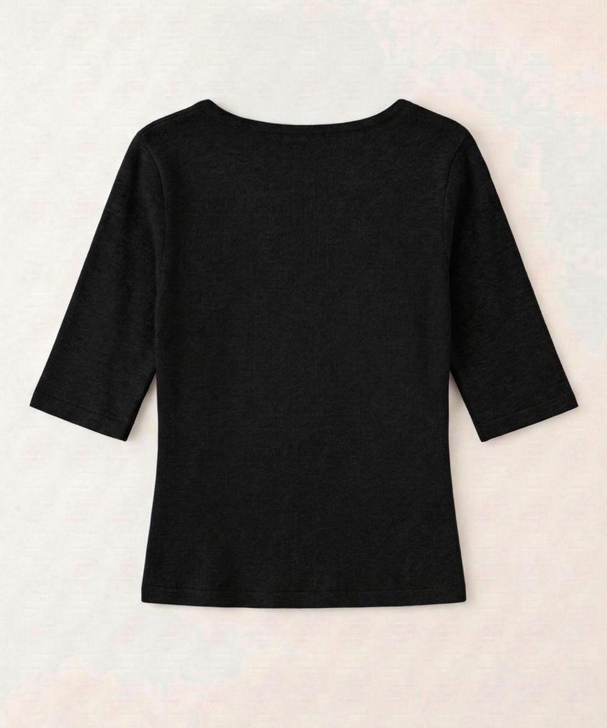 Loteu Waffle Scoop T-Shirt_3 Color