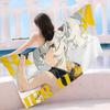 ZZZ Gaming Hoshimi Miyabi Microfiber Printed Beach Towel Mountain Climbing Yoga Beach Swimming Running Absorbent Soft Towel