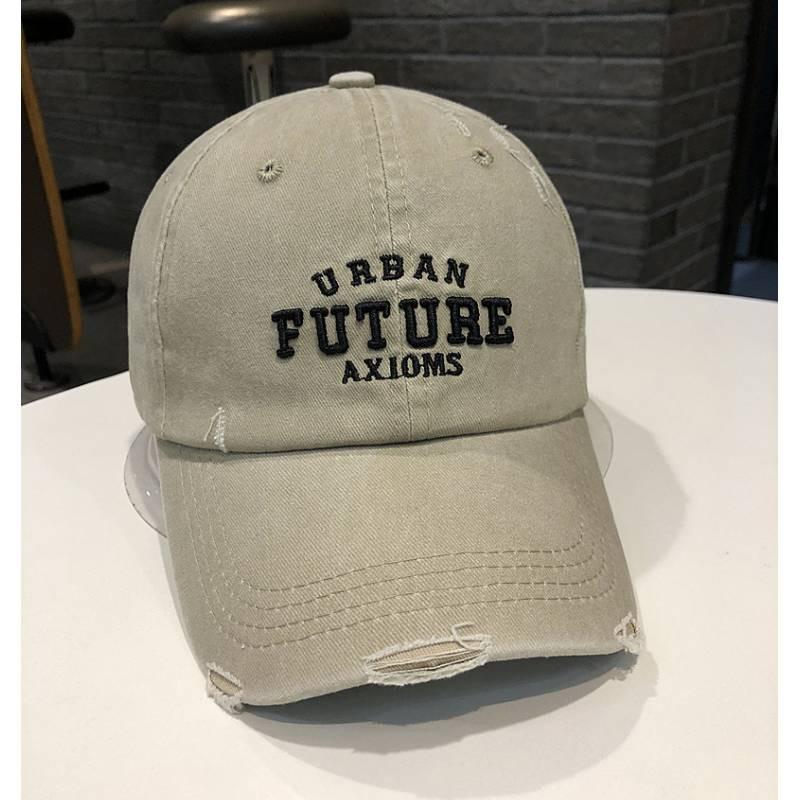 Cap Baseball Peaked Hat Future Alphabet Pattern Uv Protection Design Unisex