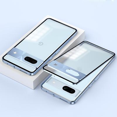 Pentru Husă Google Pixel 7a Blocare Pop-Up Aliaj Aluminiu+PC Protecție Completă Husă Telefon