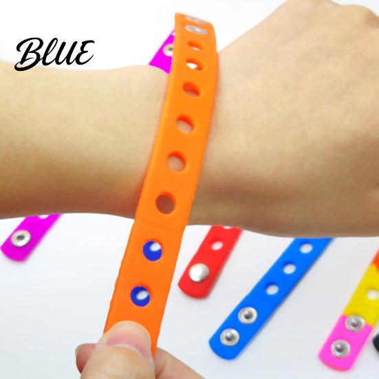 Silicone Bracelet for Children 2 Pcs Charm Bracelets Kids Adjustable