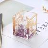 2 Stück/Set Neue Transparente Silikonform Trockenblume Harz Dekorative Handarbeit DIY Aufbewahrung Stifthalter Form Harzformen für Schmuck