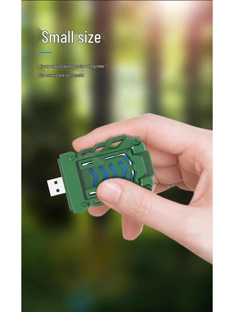 USB Portable Electric Mosquito Repellent Incense Heater for Indoor, Outdoor, Office, and Car Use with Power Bank Option