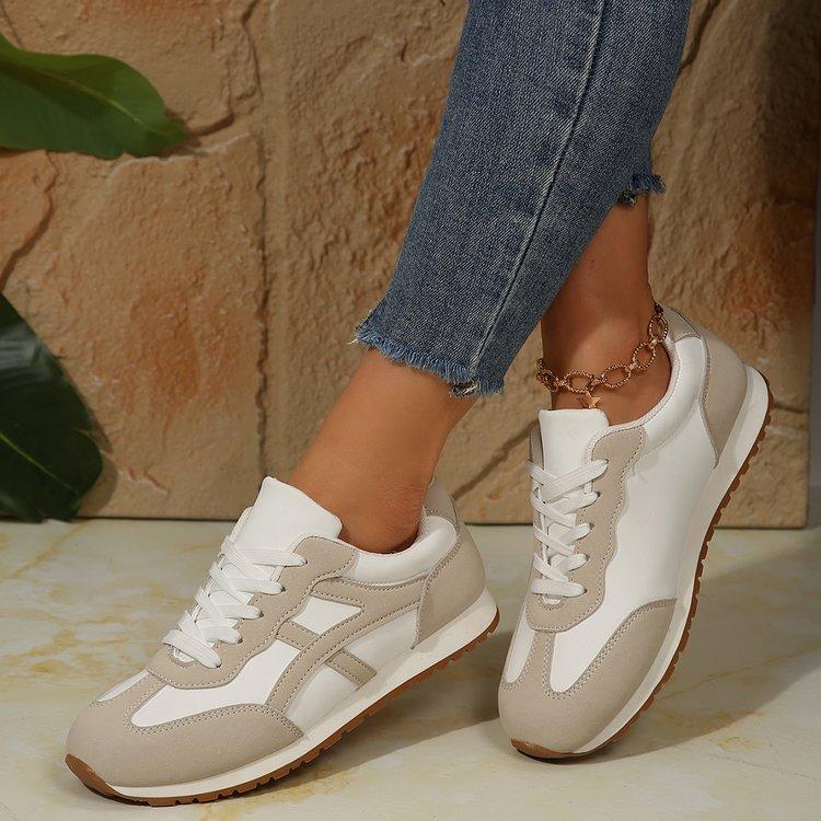 Large Size Lace-Up Casual Forrest Gump Shoes Women'S Light And Simple Casual Versatile Sports Single Shoes Board Shoes