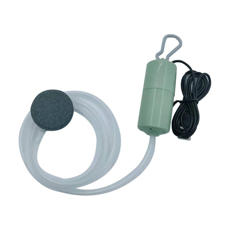 Taşınabilir Mini Oksijen Pompası Ultra sessiz Usb Şarj Hava Pompası Hava Kompresörü Balık Tankı Akvaryum