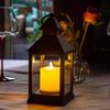 LED Courtyard Hanging Lanterns: Retro Indoor/Outdoor Atmosphere Lights with Electronic Candles for Camping and Table Decoration.