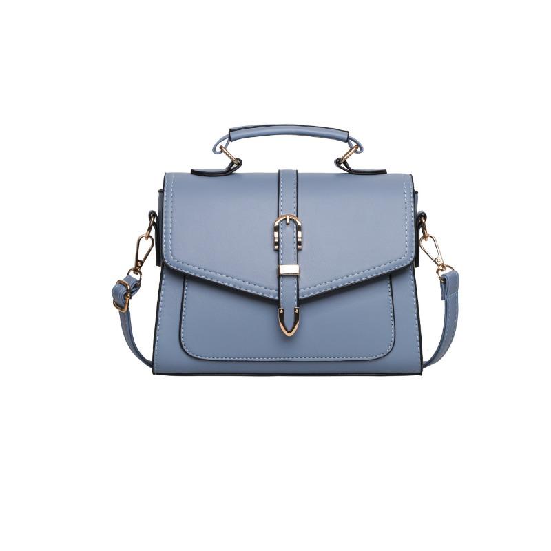 New Bag Simple and Fashionable Women's Bag Shoulder Bag Crossbody Handbag Soft Leather Small Bag Solid Color Small Satchel