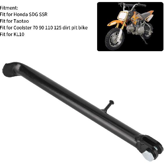 Aramox 12in Kick Stand with Spring Fit for SDG SSR Dirt Pit Bike, Steel Alloy Replacement Accessory