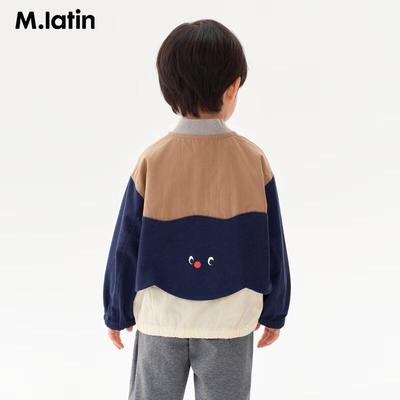 M.Latin Jungen Frühjahrs Baseballkragen Jacke