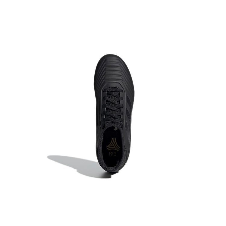 Adidas Predator 19.3 Syntetická kůže Kulatá špička Šněrovací Protiskluzové Odolné proti opotřebení Prodyšné Středně vysoké Kopačky Dětské kopačky Černé G25801