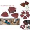 Versatile Triangle Sandpaper With Flannelette Backing 6 Holes 90*90*90mm