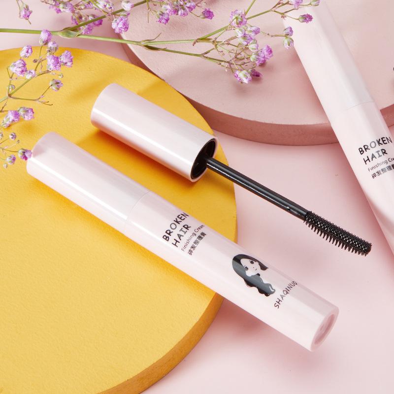 Shaqino Hair Finishing Stick, Anti-Frizz-Haargel für fliegende Haare, Kantenkontrolle und Styling, langanhaltender Halt für kurzes Haar