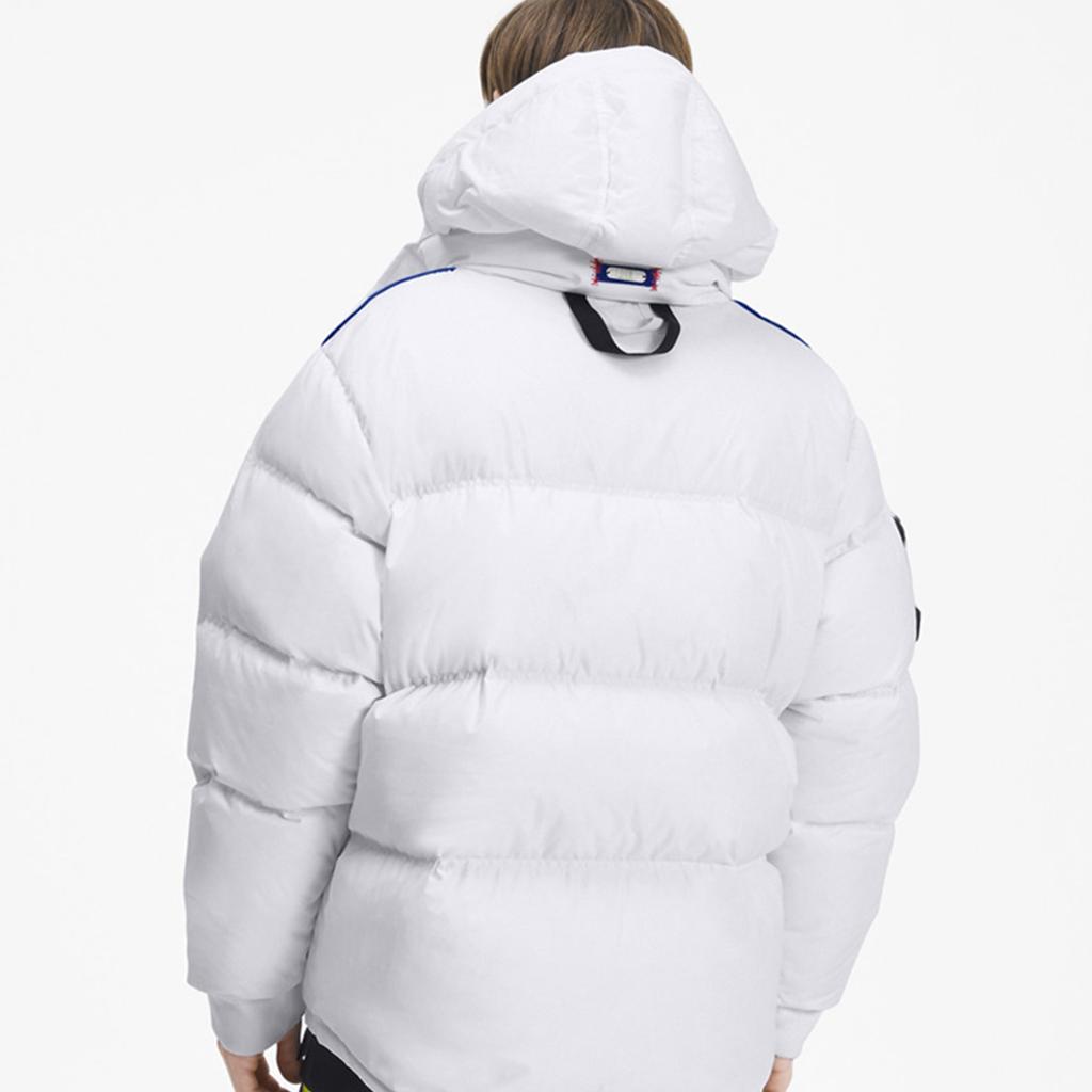 Puma X Ader Error Hooded Thick Warm Down Jacket Winter Men Outerwear White 595534-02