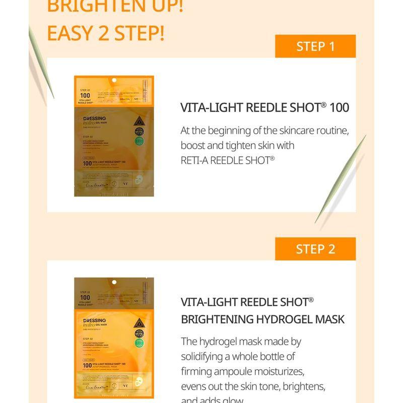 VT Vita-light Reedle Shot 100 2Step Hydrogel Mask