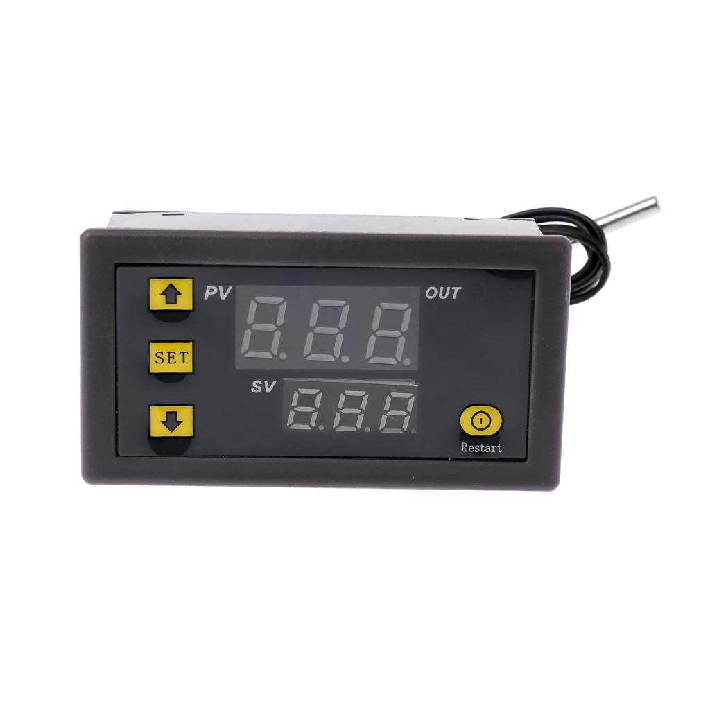 W3230 Digital Thermostat Temperature Control for Smart Sensor Waterproof NTC Sensor AC110-220V 20A for Industrial Equipm