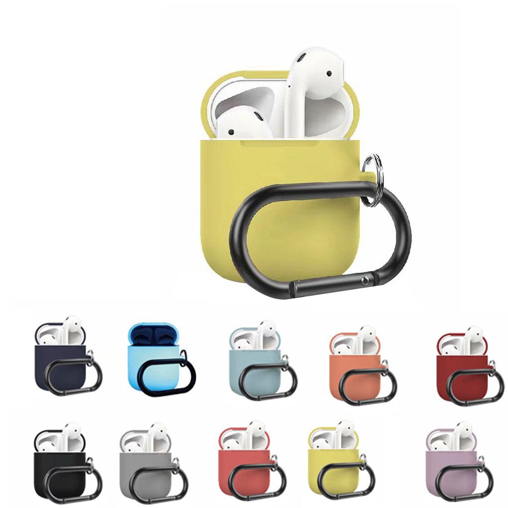 For Accessories Earbuds Silicone Protector Cover Case + Anti Lost Strap