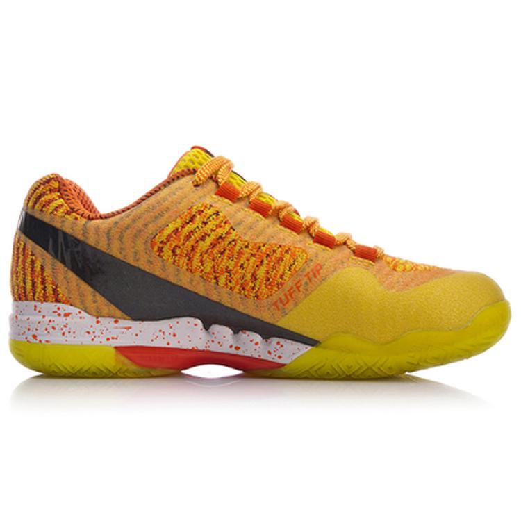 Li Ning Pioneers Fabric Cushioning Rebound Low top Badminton Shoes Women's Lemon AYAN016-1