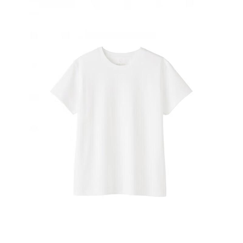 MUJI Tenjiku Weave Crew Neck Short Sleeve T-Shirt
