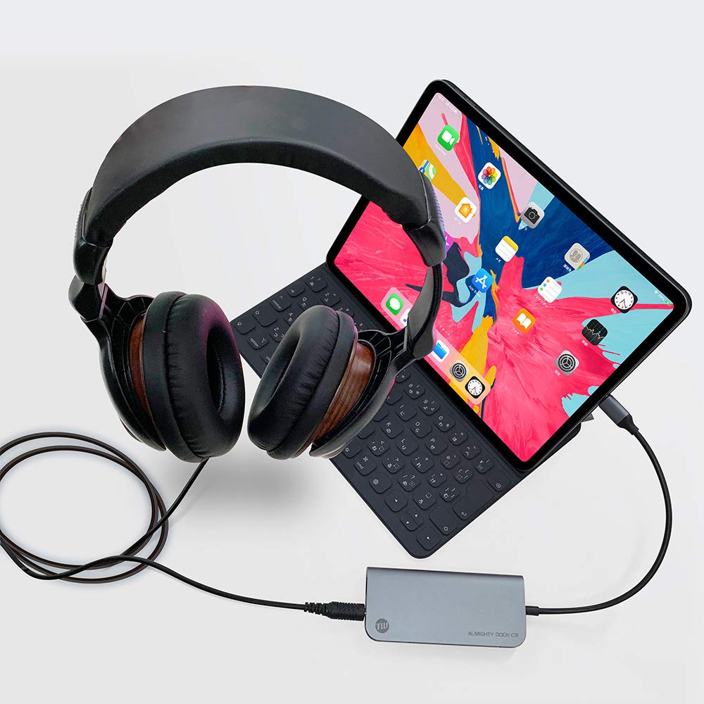 TUNEWEAR ALMIGHTY DOCK C3 Multi Hub Ethernet HDMI 4K PD Compatible Space Gray USB-C TUN-OT-000057