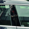 Devil Skeleton Samurai Skull Head Car B Pillar Sticker Waterproof Center Column Cover Scratches Sunscreen Car Accessories