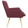 Armchair Wine Red Fabric