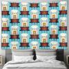 Bohemian Tapestry Wall Hanging Forest Aesthetic Room Decor Vintage Nature Tapestry Trippy Psychedelic Home Textile Bedroom Wall