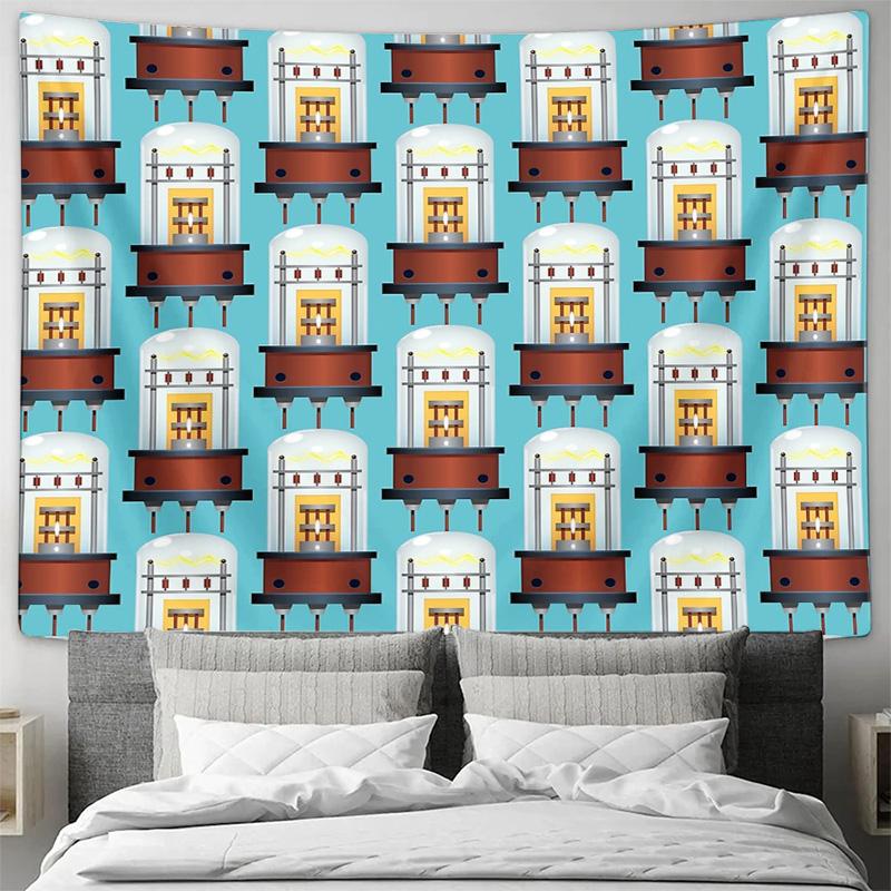 Bohemian Tapestry Wall Hanging Forest Aesthetic Room Decor Vintage Nature Tapestry Trippy Psychedelic Home Textile Bedroom Wall