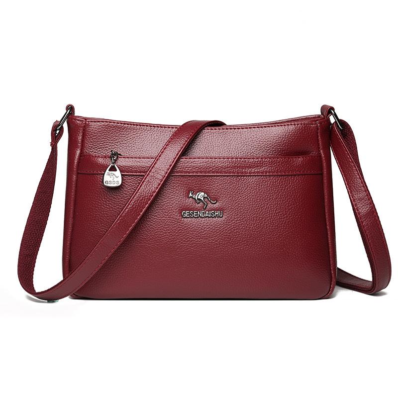 Single-shoulder Crossbody Bag, Classic and Simple, Fashionable for Middle-aged Mothers.