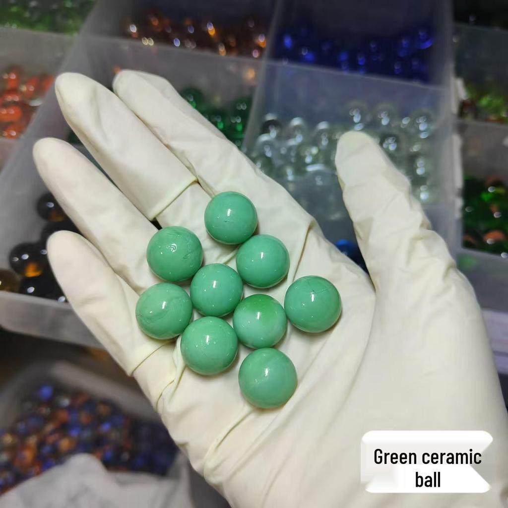 16mm Mixed Checkered Glass Beads & Marbles - Nostalgic Crystal Balls for Kids