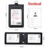 2022 NEW Formal US Reporter Police Agent ID Badge Business Work Card Holder Neck Lanyard Genuine Leather id card holders Case High Office Supplies