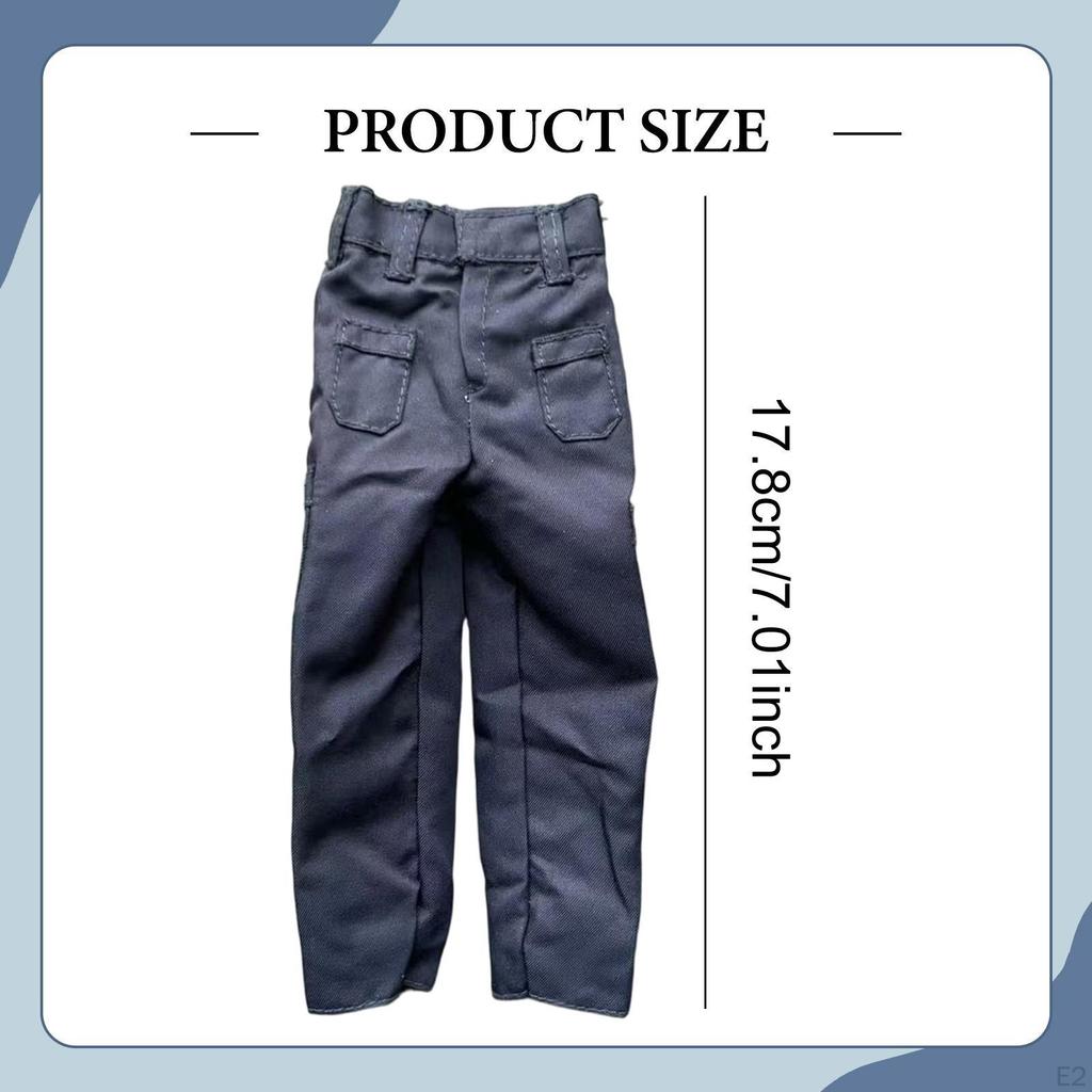 1/6 Scale Action Figure Clothing Men's Cargo Pants Casual Wear Doll Costume Accessories for